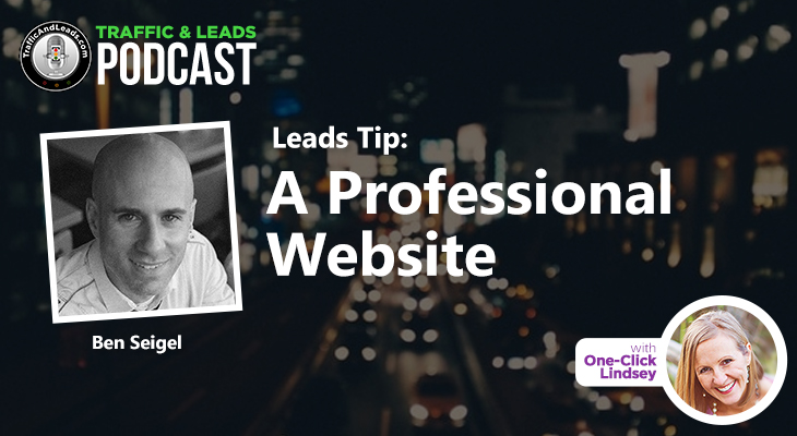 Leads Tip: A Professional Website
