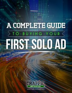 First Solo Ads Report Cover